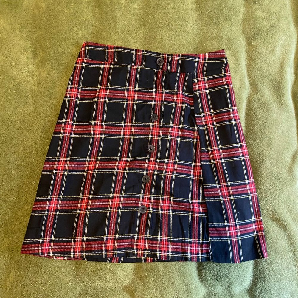 Plaid Skirt Size S/M